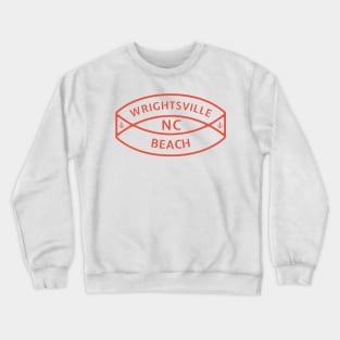 Wrightsville Beach, NC Summertime Vacationing Anchor Ring Crewneck Sweatshirt